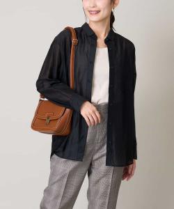 Прозрачная рубашка, заправленная сзади Avv, цвет Black