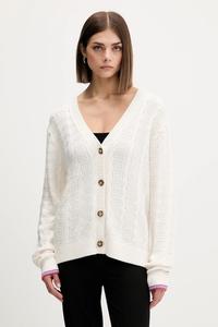 Хлопковый кардиган Tommy Jeans, бежевый