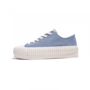 Jifffly Женские синие низкие кеды из износостойкого дышащего легкого холста, цвет Blue