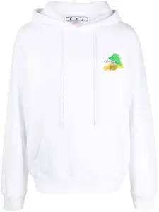 Худи с логотипом Arrows OFF-WHITE, белый