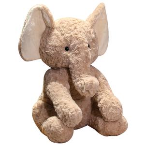 Очаровательные плюшевые куклы слоненка высота 35см/55см/75см MAIMENGXIONGMAO, серый