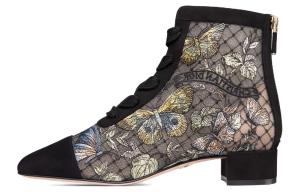 Ботильоны Naughtily D 3 см, женские, черно-серые DIOR, Black