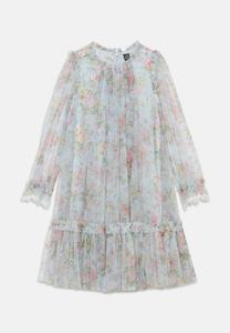 Элегантное платье POMPADOUR GARDEN LONG SLEEVE KIDS DRESS Needle & Thread, светло-голубой