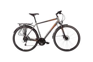 Треккинговый велосипед Lakes Free 120 - 28 дюймов - Diamant - 2024, цвет Grau|darkanthracite orange black