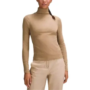 Футболка для йоги женская смешанного цвета "Сладкий черный перец" Lululemon