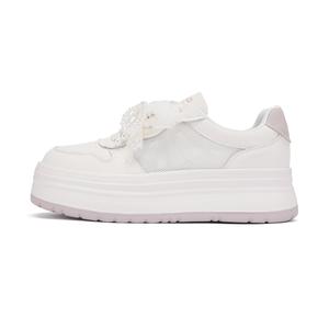 Hotwind Женские низкие скейтерские кроссовки 90 бежево-фиолетовые, цвет 90 Beige Purple