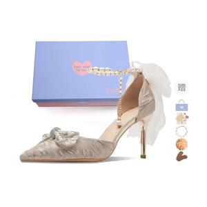 Xingdiman Женские туфли на высоком каблуке серебряные, золотые — шампань золото [подарочный набор] + подарок, цвет Champagne Gold[Gift Box Set]+Giveaway