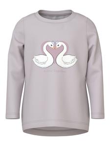 NAME IT Лонгслив в пастельно-фиолетовом цвете