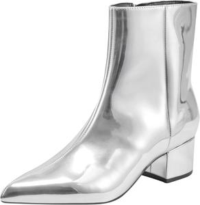 Ботинки Marc Fisher womens Gismo, Silver 040
