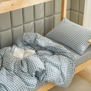 Muji Комплект постельного белья (простыня 140х210 см + 1 наволочка), цвет Xiaolan Ge