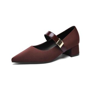 DAPHNE Красные туфли Мэри Джейн для женщин, цвет Red