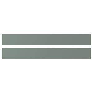 Фронтальная часть ящика, матовая серо-зеленая, 80x10 см Nickebo IKEA