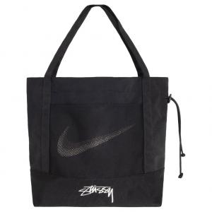 X Stussy Хлопковая Обычная Сумка-шоппер Ручная Сумка Унисекс Черный Nike