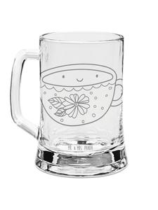 Пивная кружка, кофейная чашка без поговорки, прозрачная Mr. & Mrs. Panda