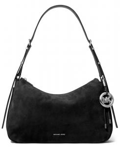Сумка-трансформер Michael Kors Nolita Medium из нубука Michael Kors, Black/Silver