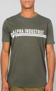 Футболка Alpha Industries T-Shirt, оливковый