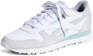 Мужские винтажные кроссовки Reebok Classic Leather 1983, белый/серый