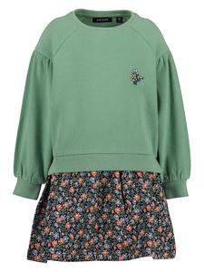 Платье-свитшот зеленого/разноцветного цвета Blue Seven