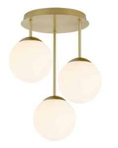 Оригинальный подвесной светильник, цоколь E14, золотисто-белый, степень защиты IP20 Novel, белый/золотистый