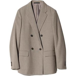 UNIQLO Женский деловой костюм светло-коричневый, Light Umber