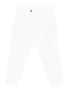 Брюки со складками Eleventy, белый