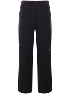 Andersson Bell брюки прямого кроя из хлопковой смеси, черный