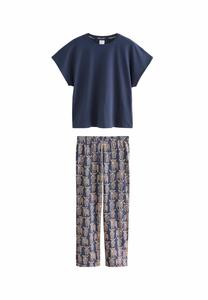 Пижамный комплект Next REGULAR FIT -SHORT SLEEVE SET, Navy Hamish The Highland Cow/Blue