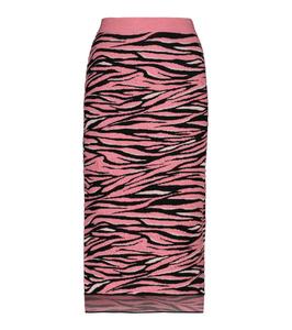 Юбка миди из анималистичного жаккарда Stella McCartney, Candy Rose
