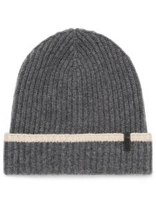 Кашемировая шапка бини Brunello Cucinelli, серый