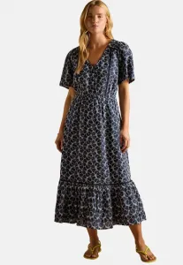 Платье-Миди harriet с вышивкой, прямого кроя. Joules, Navy