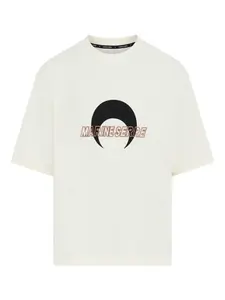 Футболка с логотипом Marine Serre, белый