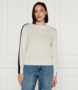 Свитер из шерсти Marc Cain Loose fit, экрю