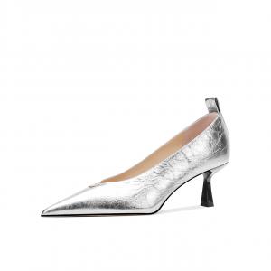 Женские туфли на тонком каблуке и высоком каблуке Shesrim, Gunmetal Gray