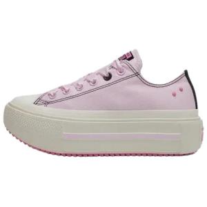 Converse Double Stack Low top Canvas Shoes Unisex Pink Black