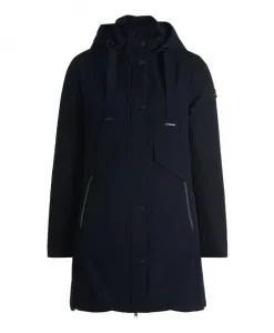 Спортивная куртка для активного отдыха со съемным капюшоном. Betty Barclay, синий