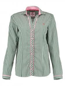 Традиционная блузка Brajus темно-зеленого цвета OS-Trachten