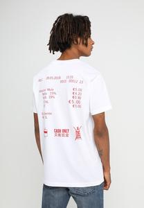 Футболка с принтом CASH ONLY Mister Tee, белый