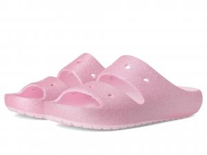 Туфли Crocs Kids Classic Sandals, цвет Pink Milk/Glitter