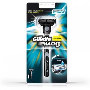 Бритва с новым лезвием Mach3, Gillette