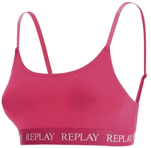 Повторное бюстье "LADY CASUAL BRALETTE", с регулируемыми бретельками-тоненьками Replay, фуксия
