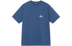 Футболка Stussy Basic, светло-синий