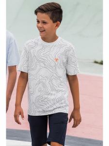 Tygo & Vito Футболка "Дастин" светло-серого цвета