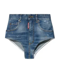 X лучшие ультракороткие шорты Dsquared2, синий