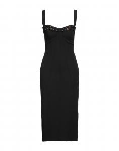 Платье миди Versace Jeans Couture, черный
