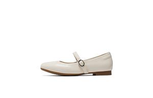 Туфли Мэри Джейн на блочном каблуке женские BELLE, Ecru
