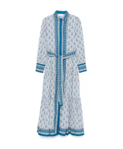 Синее летнее платье Mc2 Saint Barth, синий