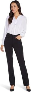 Брюки Petite Marilyn Straight NYDJ, черный