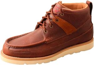 Ботинки Twisted X Men's Work Chukka Driving Moc, с мягким и стальным носком, Cinnamon & Cinnamon