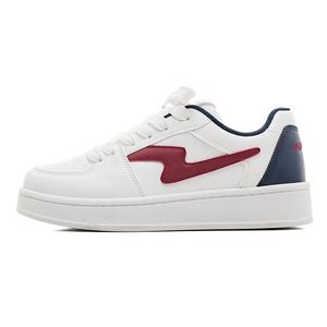 HUANQIU Скользоустойчивые износостойкие легкие низкие женские скейтерские кроссовки Black White - White Blue Red, цвет White Blue Red