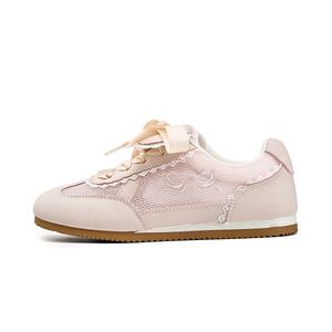 La Chapelle Нескользящие и износостойкие дышащие низкие повседневные туфли Rebound, женские, розовые